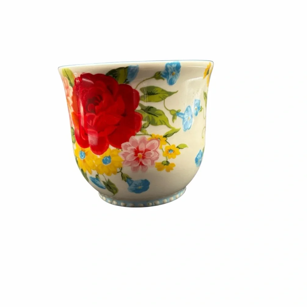 NWT PIONEER WOMAN FLORAL STONEWARE COFFEE MUG